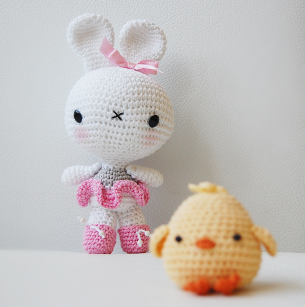 Amigurumi Bunny and Chick